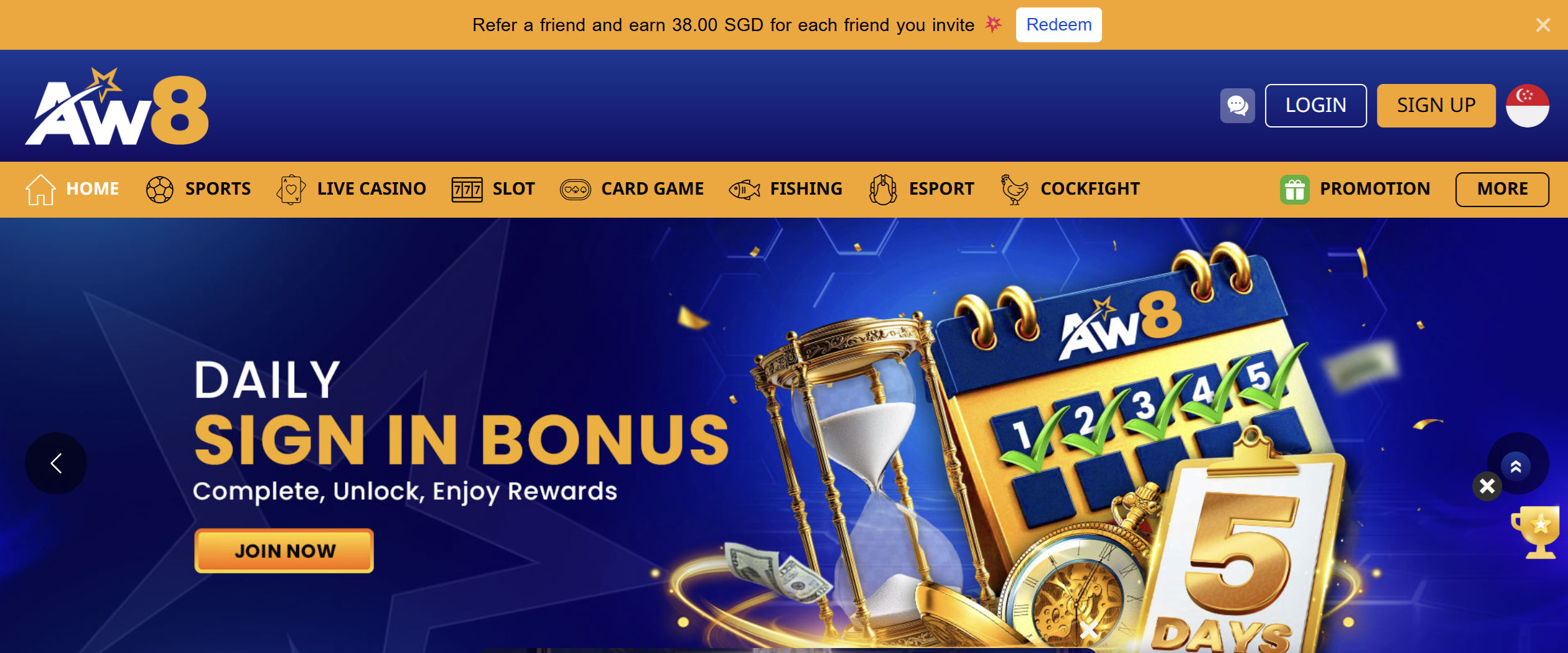 AW8 Singapore Casino