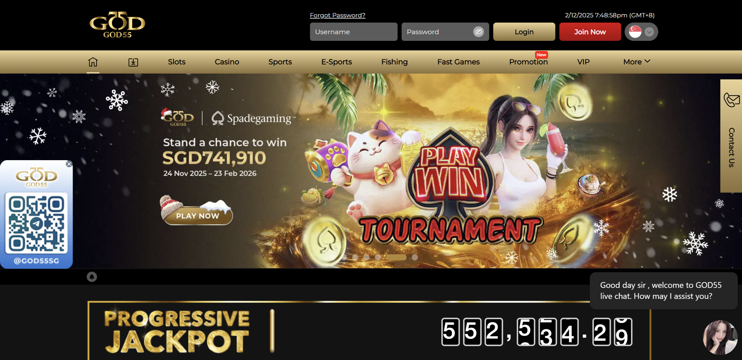 God55 Singapore Casino