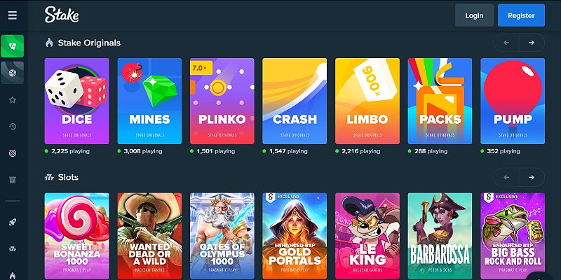 Stake Casino Website