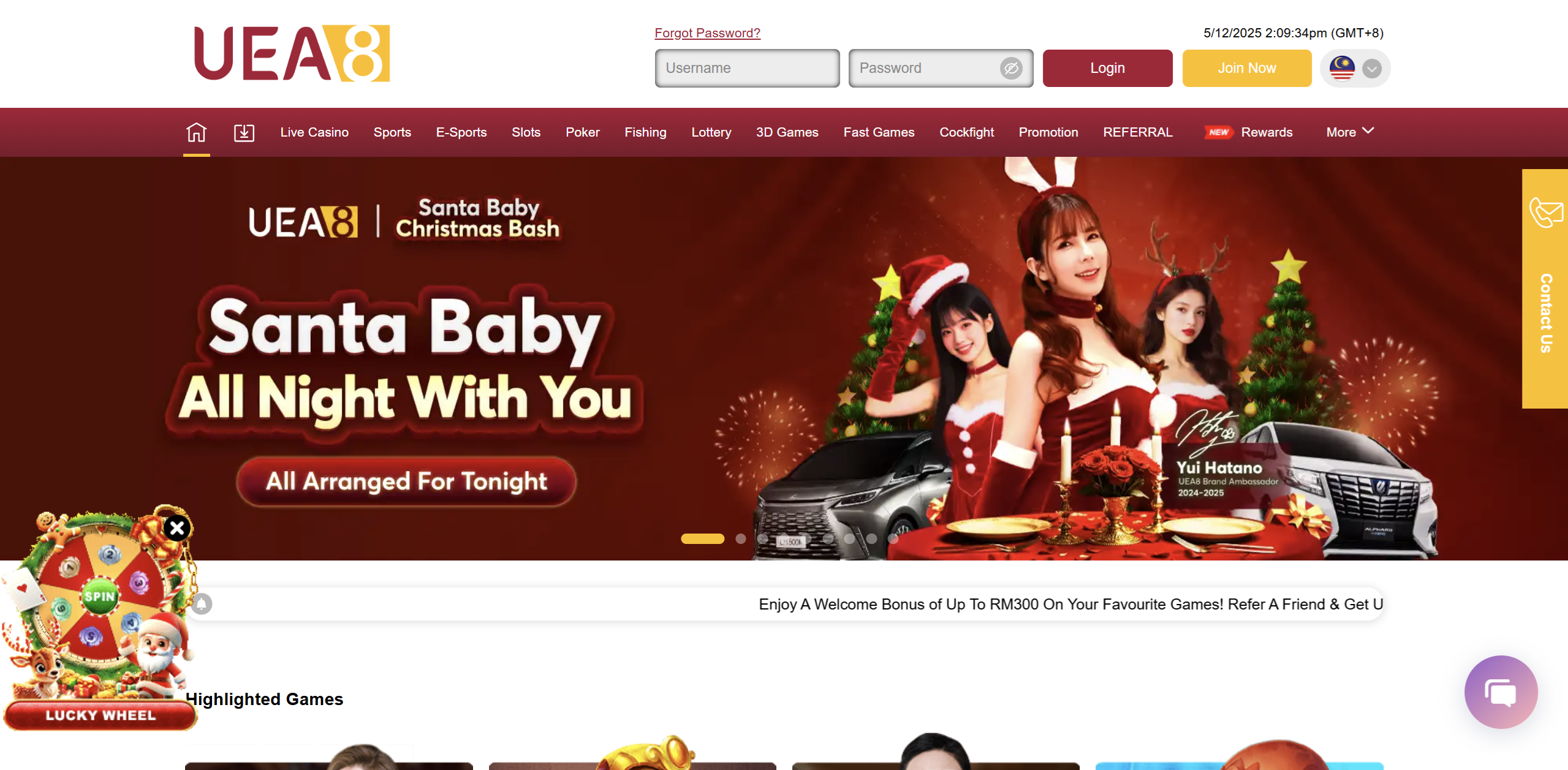 uea8 malaysia official website